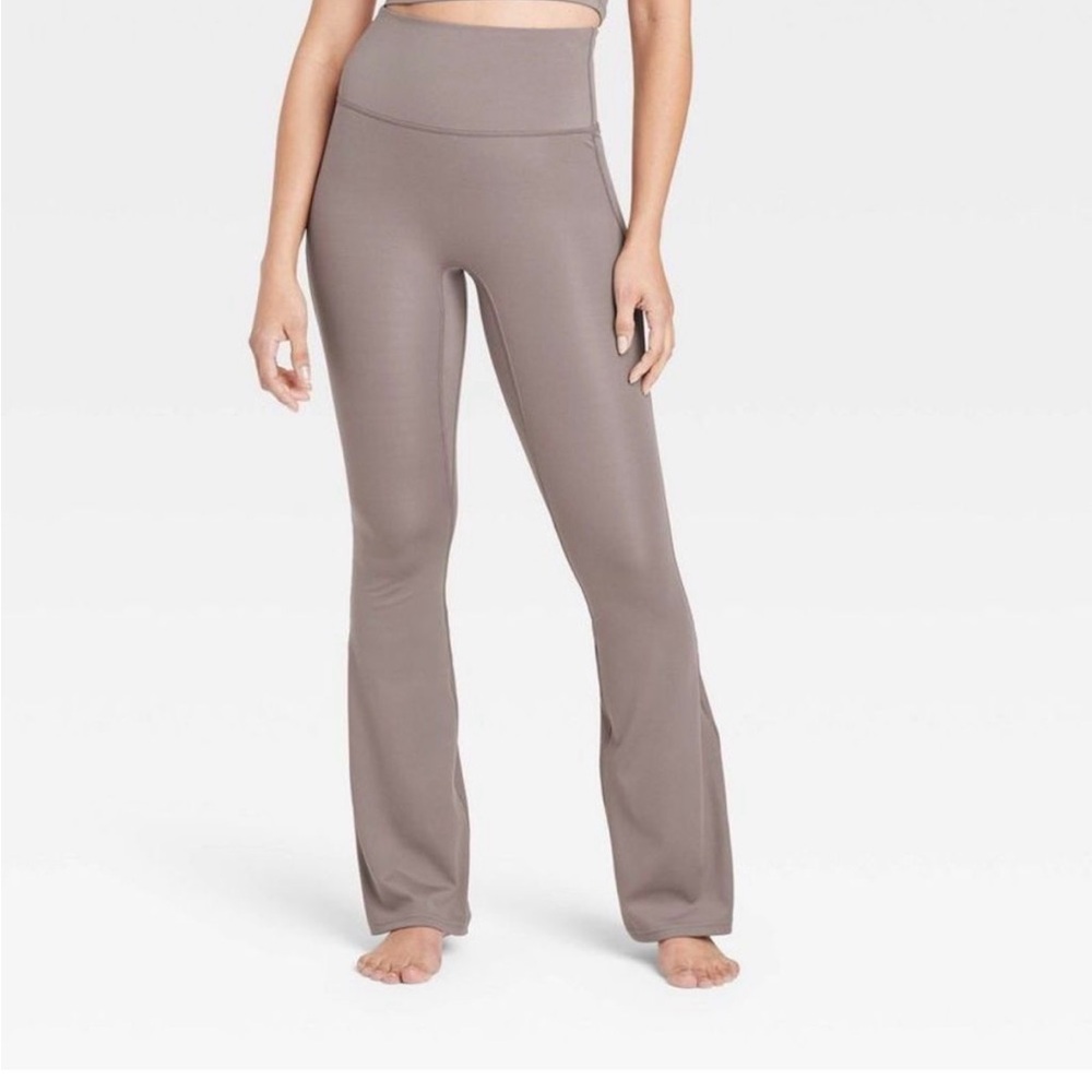 All In Motion High-Waisted Brown Flare Leggings